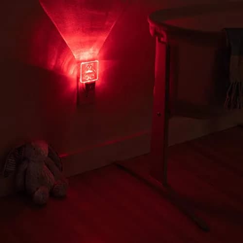 Spectra479 Red LED Night Light (2 Pack) | Non-Disruptive Sleep Lighting for Bedroom & Hallway thumbnail 2