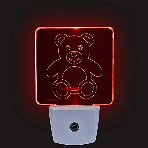Spectra479 Red LED Night Light (2 Pack) | Non-Disruptive Sleep Lighting for Bedroom & Hallway thumbnail 3