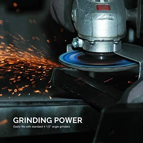 NEIKO 11257A High Density Jumbo Zirconia Flap Disc 4.5" x 7/8" | Heavy-Duty Metal Grinding Disc thumbnail 5