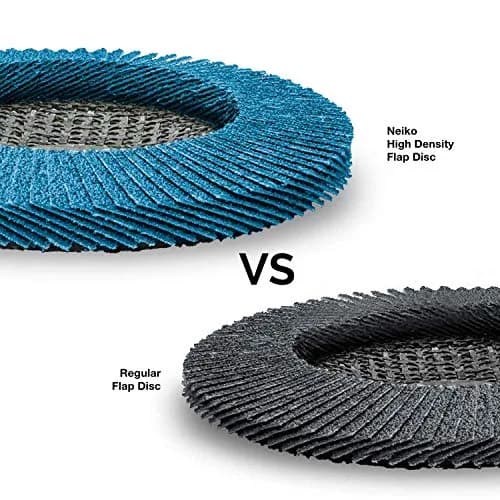 NEIKO 11257A High Density Jumbo Zirconia Flap Disc 4.5" x 7/8" | Heavy-Duty Metal Grinding Disc thumbnail 6