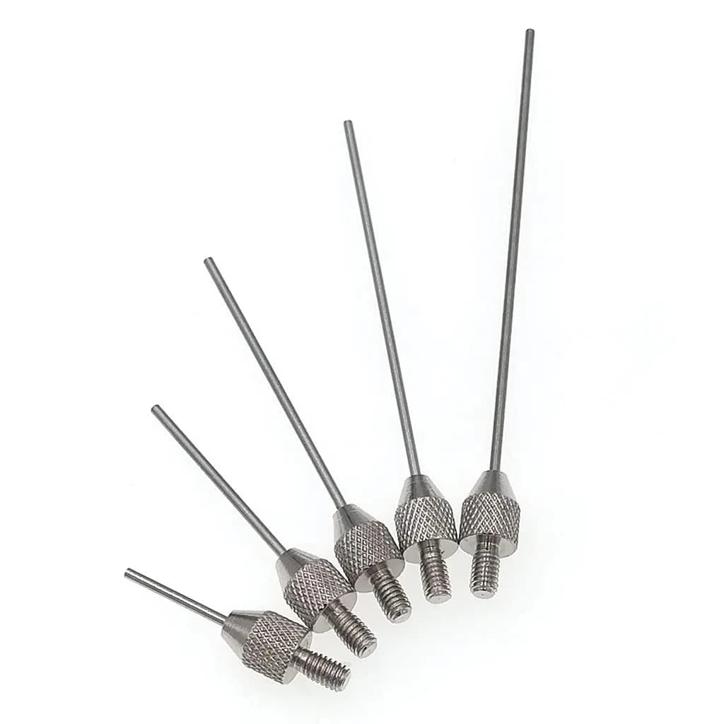 suxing Needle Point Contact Points Set M2.5 Thread 1mm Diameter | 5 Pcs Set for Dial Indicators - view 5