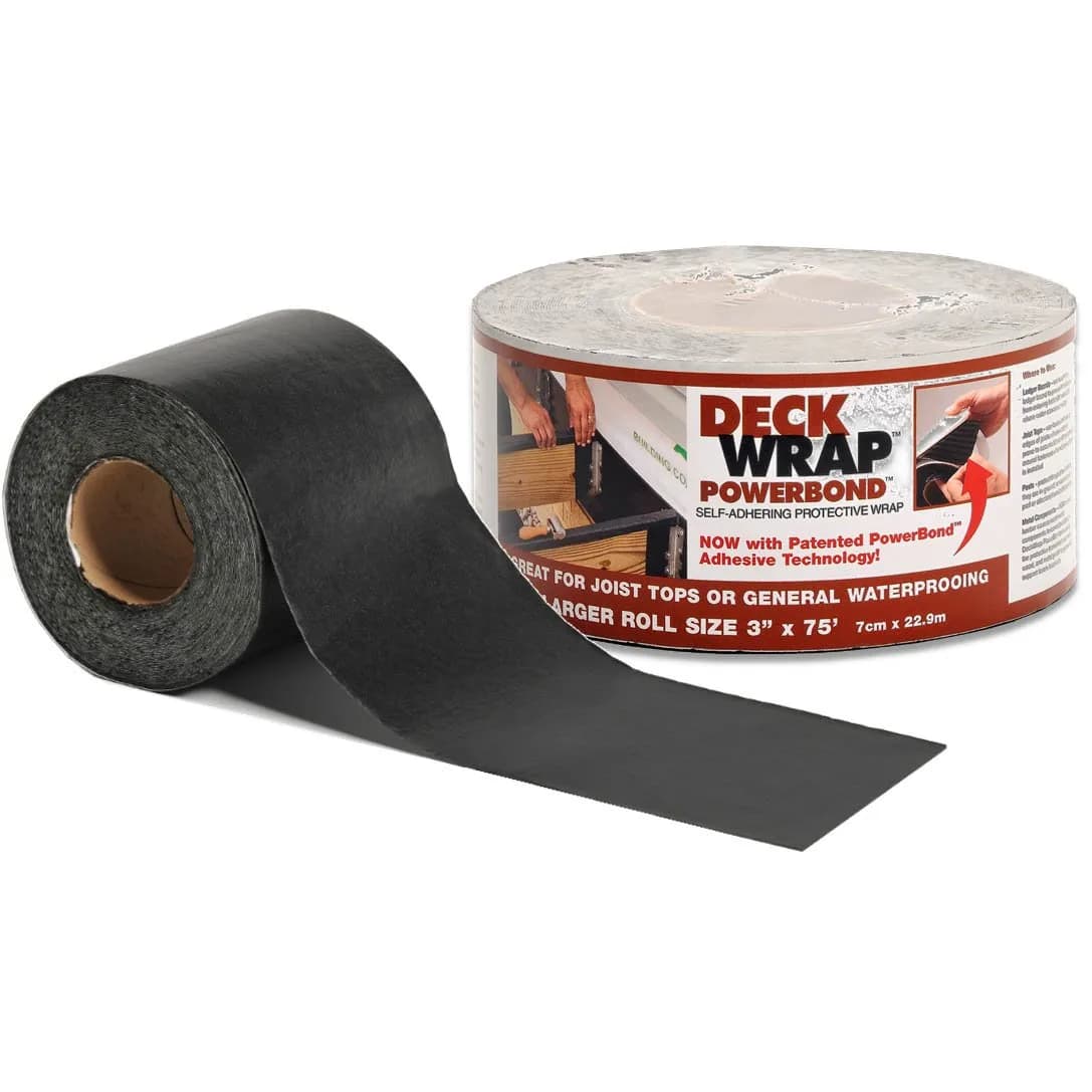 MFM Deckwrap Powerbond 7.62 cm (3In.) | Waterproof Flashing for Deck Joists & Posts - main product image
