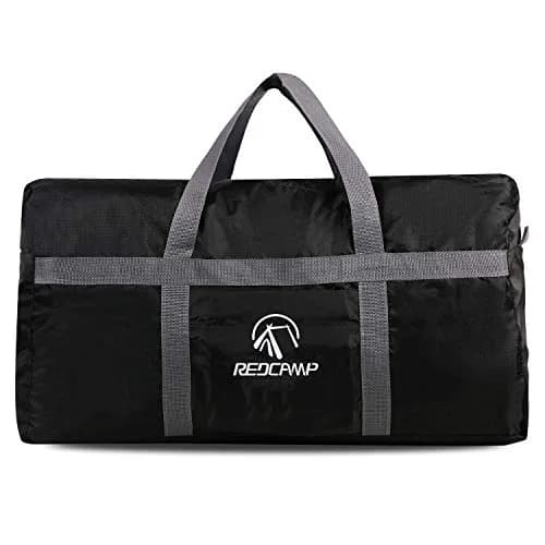 REDCAMP Large Travel Duffle Bag 96L Waterproof Foldable Lightweight Black thumbnail 2