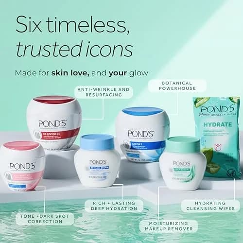POND'S Rejuveness Anti-Aging Face Cream for Women, 237ml (8 oz) | Dermatologist-Tested for Fine Lines & Wrinkles thumbnail 7