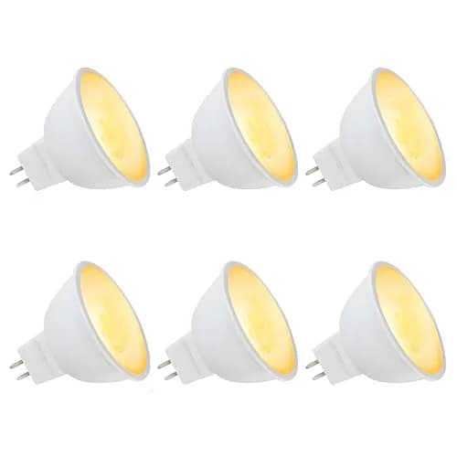 Makergroup MR16 LED Bulb 3W GU5.3 12V Warm White 2700K-3000K 6-Pack | 280 Lumens thumbnail 1
