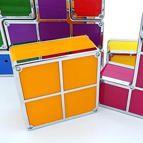 Bitopbi 7 PCS Stackable Night Light 3D Puzzles Toy 7 Colors LED Novelty Desk Lamp for Teens & Adults thumbnail 4