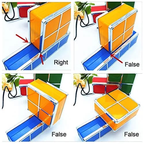 Bitopbi 7 PCS Stackable Night Light 3D Puzzles Toy 7 Colors LED Novelty Desk Lamp for Teens & Adults thumbnail 5