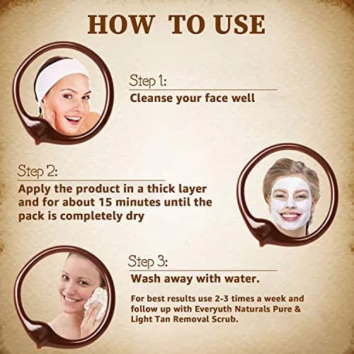 Everyuth Naturals Chocolate & Cherry Tan Removal Face Pack 50g | Brightens Skin thumbnail 4