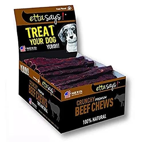 etta says! Premium Beef Chews 4.5 Inch | All Natural Grain Free Dog Treat (4.5 inch, 36 pcs) thumbnail 1