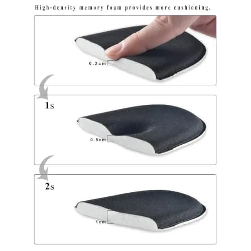 riemot Memory Foam Shoe Insoles for Women and Men Black-8mm EU 41 | Cloud-Soft Comfort Support thumbnail 2