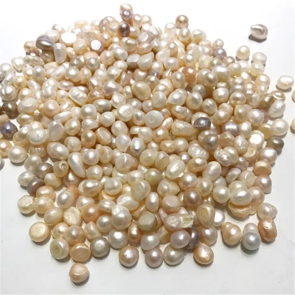 AITELEI Natural Freshwater Pearl Oysters Loose Beads 100g (3.5oz) | Authentic Gemstone for DIY Crafts - view 4