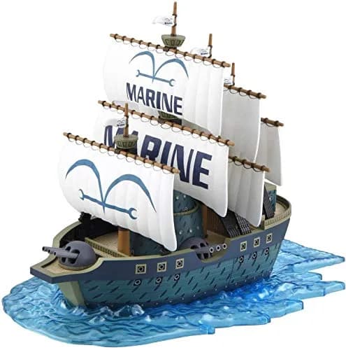 Bandai Hobby - One Piece Marine Ship Model Kit | Easy Assembly, High-Quality Plastic, 312g, for Ages 8+ thumbnail 1