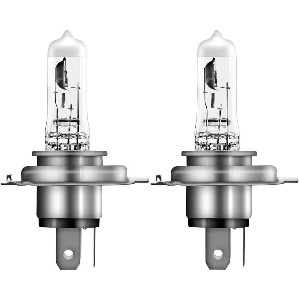 OSRAM Night Breaker Silver H4 | +100% Brightness, 12V Halogen Headlamp Duo Box