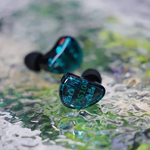Linsoul KZ AS10 5BA HiFi Stereo In-Ear Monitor Earphones | Detachable 3.5mm Cyan thumbnail 5