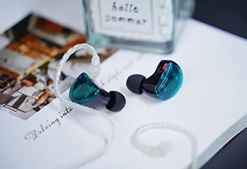 Linsoul KZ AS10 5BA HiFi Stereo In-Ear Monitor Earphones | Detachable 3.5mm Cyan thumbnail 7