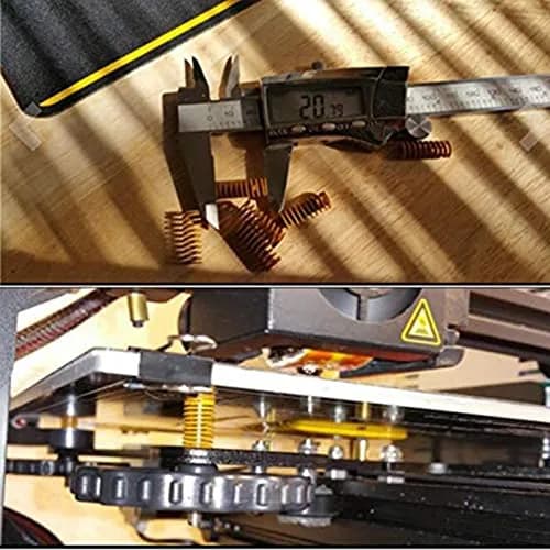 Orgrimmar Yellow 20pcs Compression Mould Die Spring 8mm OD x 20mm Long | Light Load Compression Springs thumbnail 4