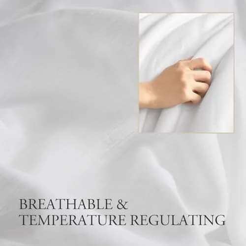 DAPU 100% French Linen Duvet Cover King | Soft, Warm & Natural Linen Bedding thumbnail 4