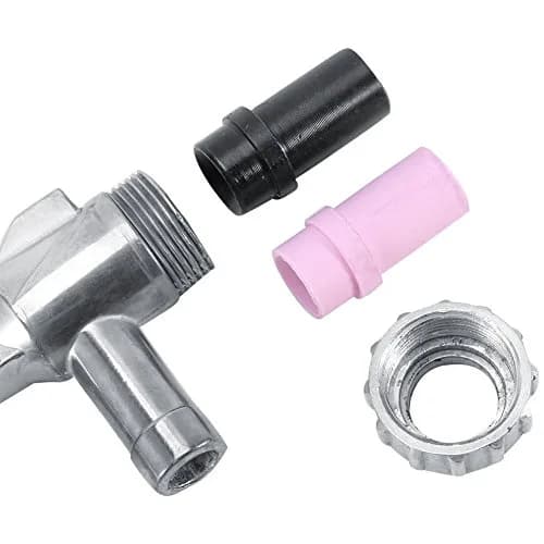 Wogoboo Sand Blaster Kit with 6mm Steel Nozzle & 4 Ceramic Nozzles | 135x150mm Siphon Feed Gun for Rust Removal & Surface Polishing thumbnail 4