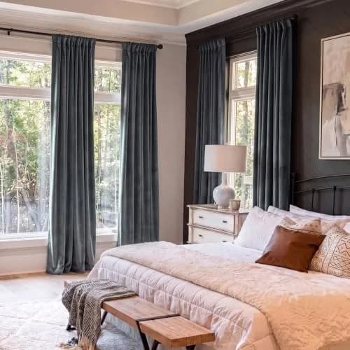 HPD Half Price Drapes Signature Velvet Thermal Blackout Curtains 50W x 84L | Insulated & Privacy-Enhancing (120 chars) thumbnail 2