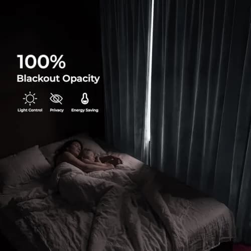 HPD Half Price Drapes Signature Velvet Thermal Blackout Curtains 50W x 84L | Insulated & Privacy-Enhancing (120 chars) thumbnail 3