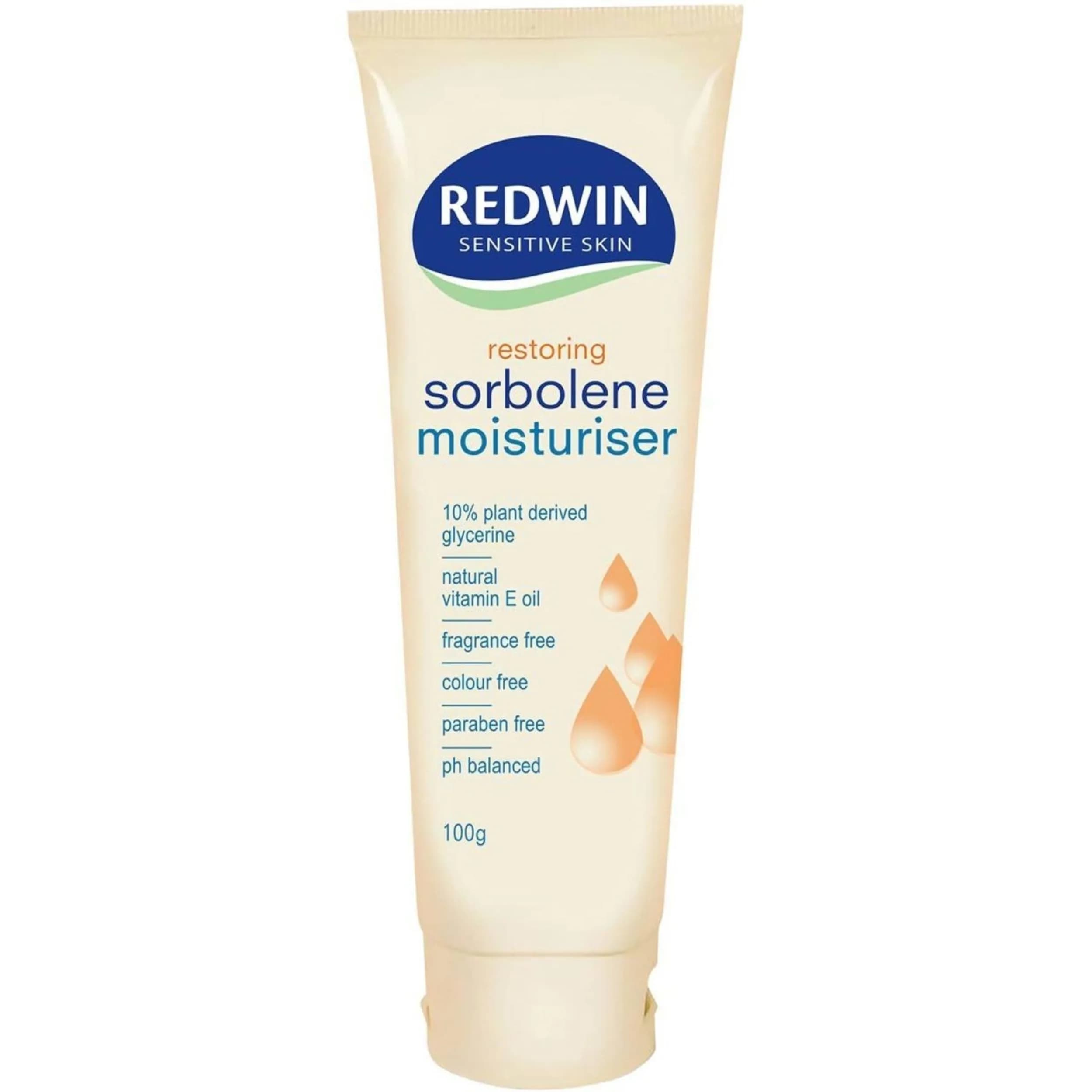Redwin Sorbolene Cream with Vitamin E 100g | Deep Hydration for Sensitive Skin — 3.52 Ounce