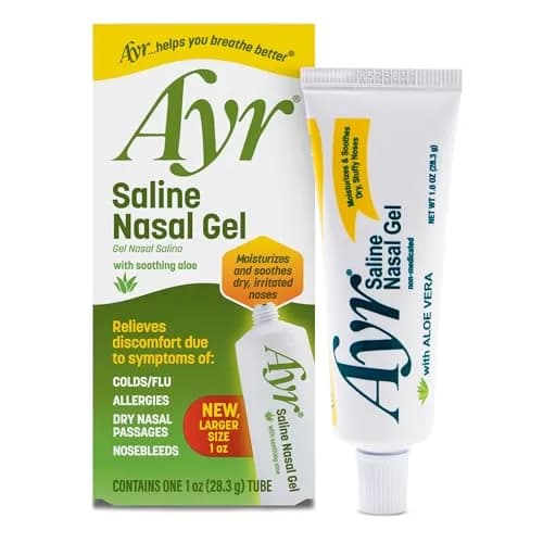 AYR Saline Nasal Gel with Aloe 29.57ml (1.0 Fl Oz) | Soothes Dry Noses thumbnail 1