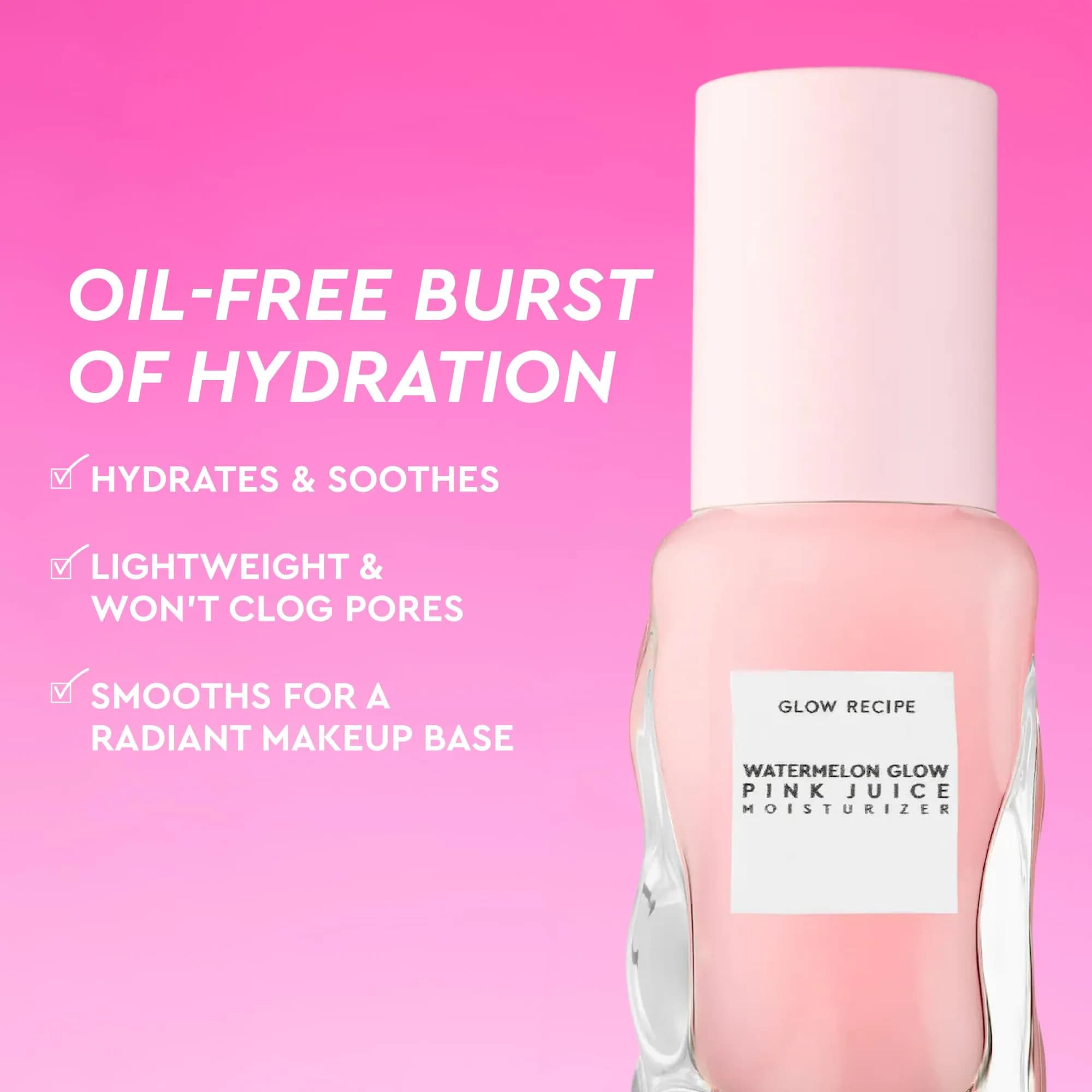 Glow Recipe Pink Juice Water Gel Moisturizer 25ml (0.84 Fl Oz) | Hydrates Oily & Combination Skin - view 9