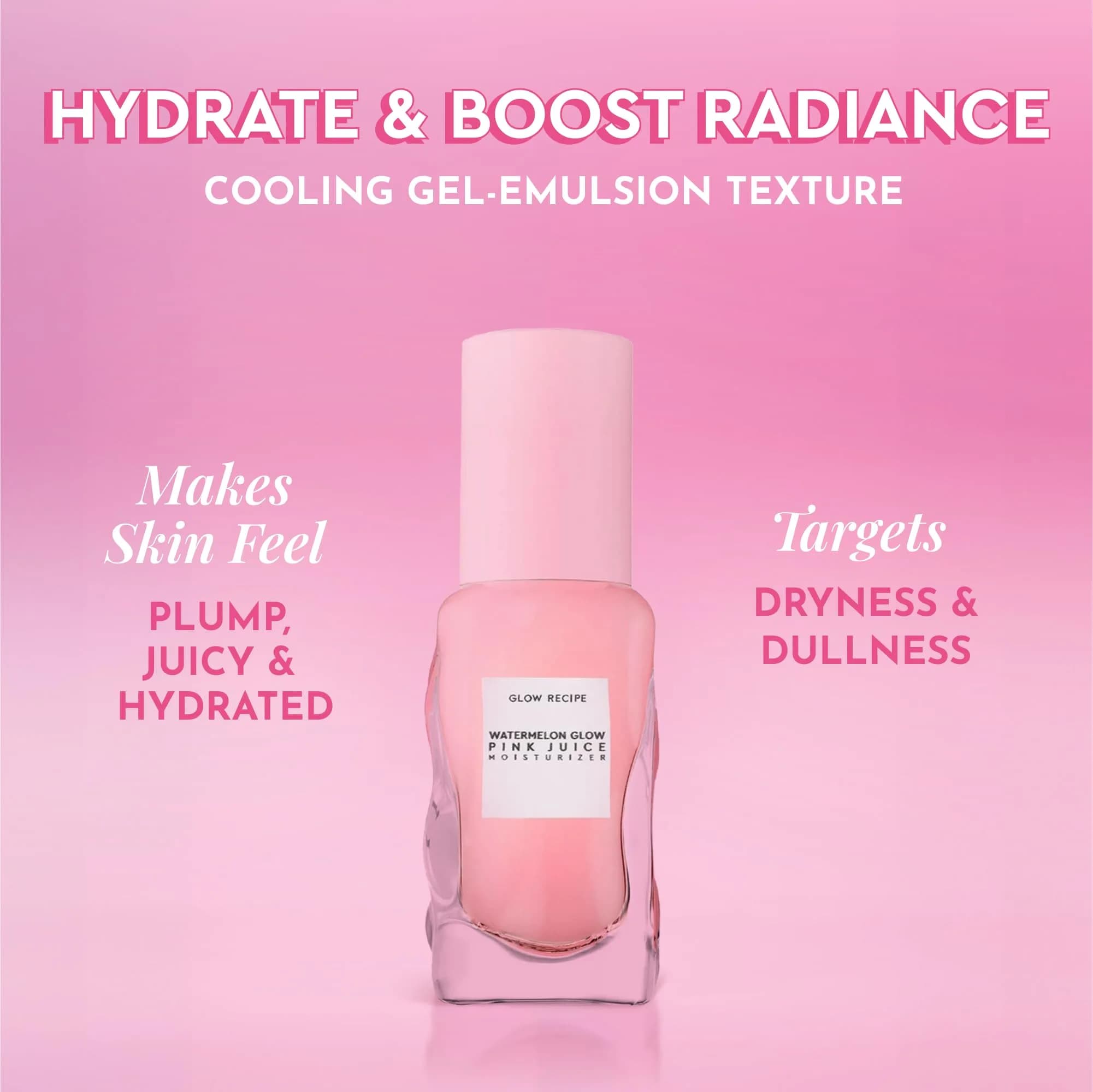 Glow Recipe Pink Juice Water Gel Moisturizer 25ml (0.84 Fl Oz) | Hydrates Oily & Combination Skin - view 3