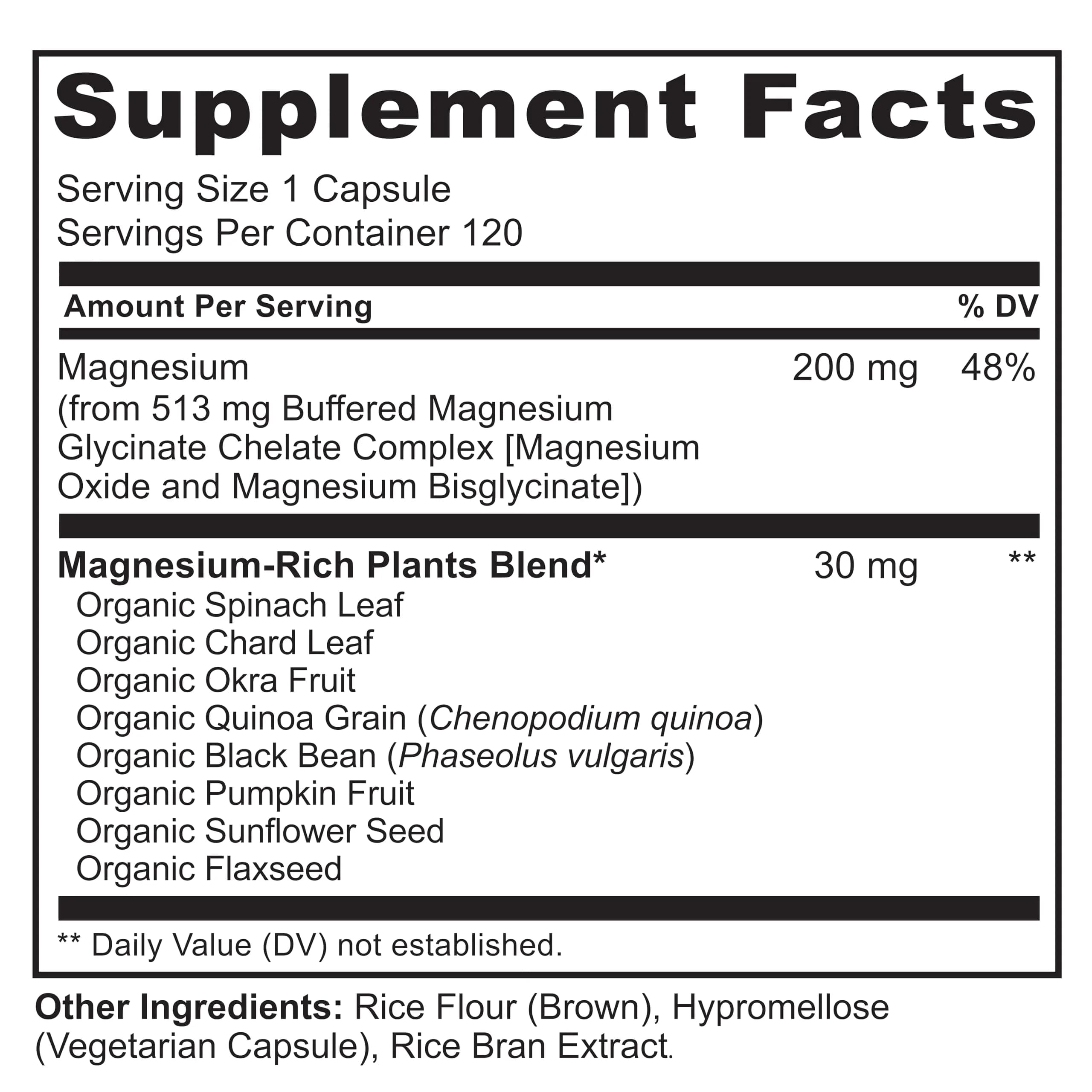 NATURELO Magnesium Glycinate Chelate Complex 200 mg 120 Count | Supports Calm, Sleep & Muscle Relief - view 3