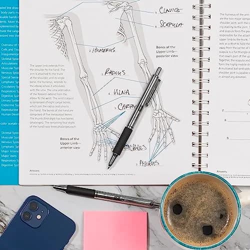 Zebra Pen STEEL G-402 Retractable Gel Pen 0.5mm Fine Point 2-Pack | Smooth Ink Flow for Office and Students thumbnail 3
