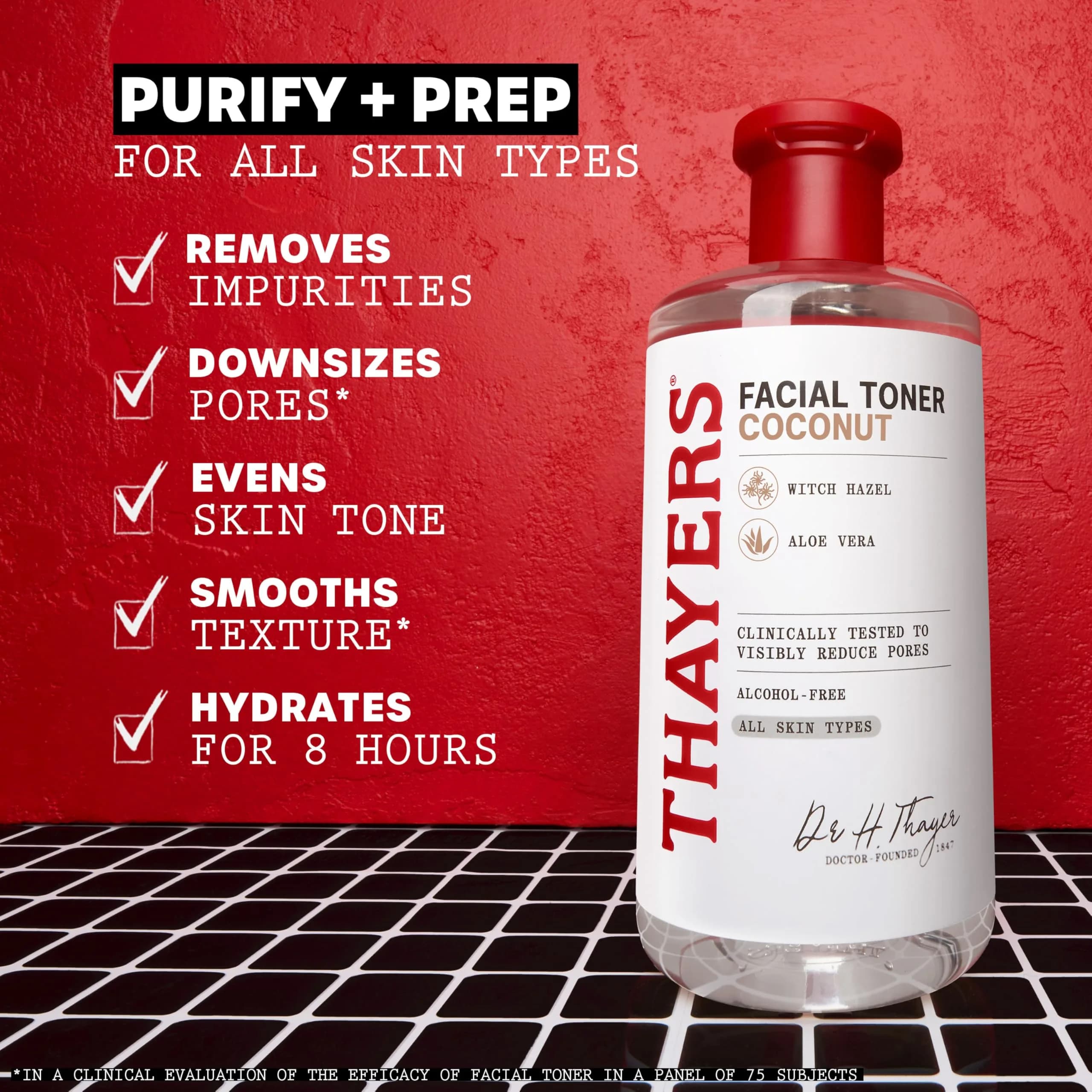 THAYERS Alcohol-Free Lavender Witch Hazel Facial Toner with Aloe Vera 355ml (12 Fl Oz) | Dermatologist Tested & Vegan - view 3