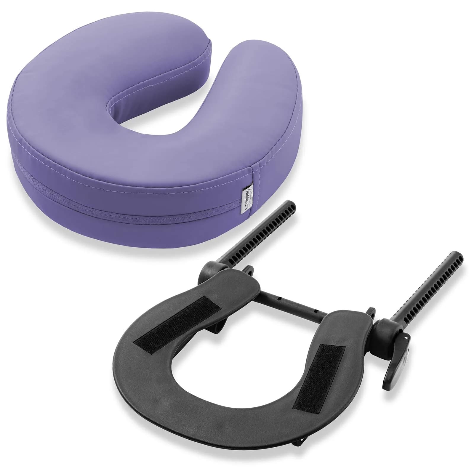 Saloniture Adjustable Massage Table Face Cradle and Pillow 3" Foam - Pink | Universal Fit for Portable Tables — Lavender