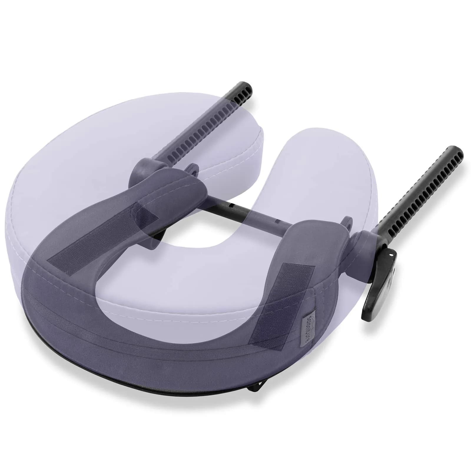 Saloniture Adjustable Massage Table Face Cradle and Pillow 3" Foam - Lavender | Fits Most Standard Portable Massage Tables - view 3