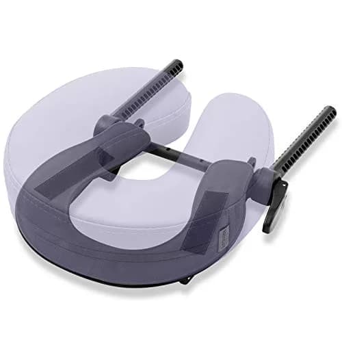Saloniture Adjustable Massage Table Face Cradle and Pillow 3" Foam - Lavender | Fits Most Standard Portable Massage Tables thumbnail 3