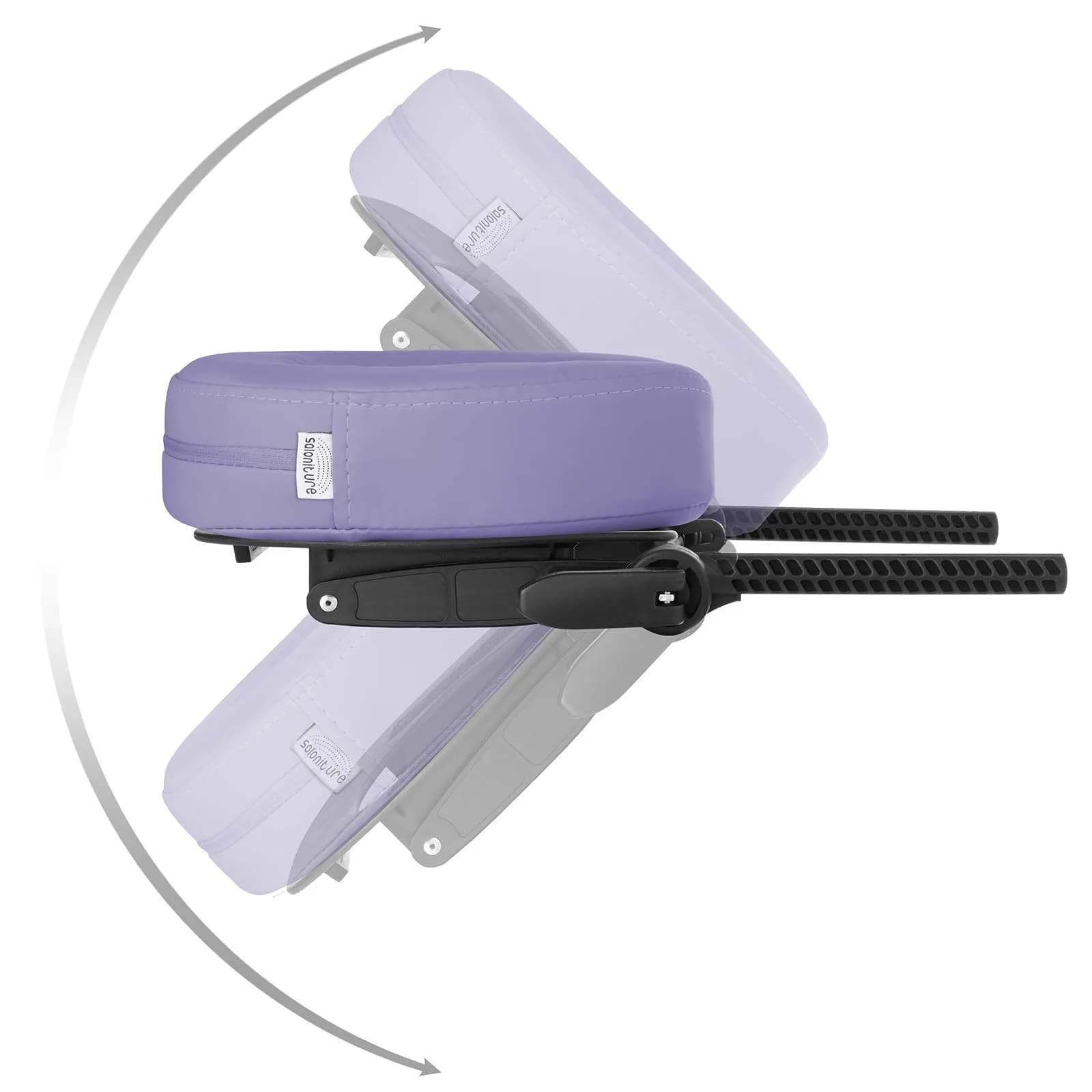 Saloniture Adjustable Massage Table Face Cradle and Pillow 3" Foam - Lavender | Fits Most Standard Portable Massage Tables - view 4