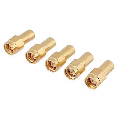 Hilitand SMA Male Coaxial Terminator 50 Ohm 2W Gold Plated | 5pcs Pack