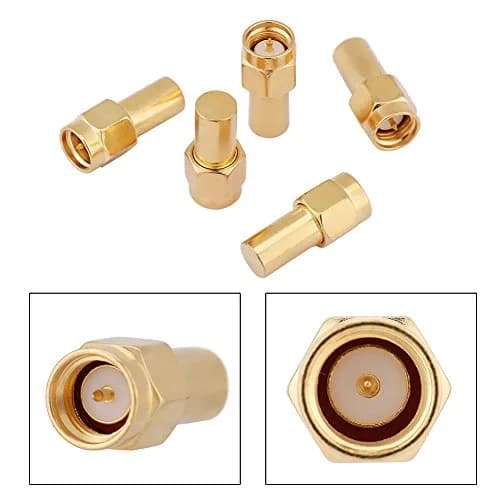 Hilitand SMA Male Coaxial Terminator 50 Ohm 2W Gold Plated | 5pcs Pack thumbnail 8
