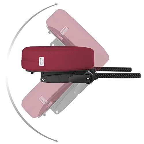 Saloniture Adjustable Massage Table Face Cradle and Pillow 3" Foam - Burgundy | Universal Fit for Portable Massage Tables thumbnail 4