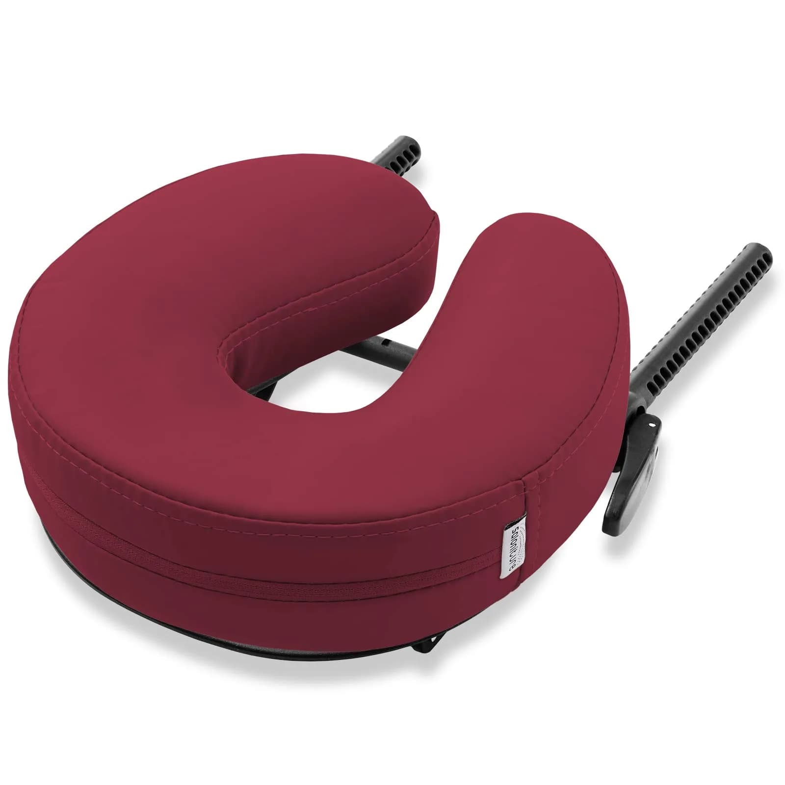 Saloniture Adjustable Massage Table Face Cradle and Pillow 3" Foam - Burgundy | Universal Fit for Portable Massage Tables - view 2