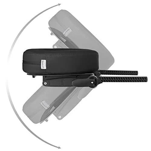 Saloniture Adjustable Massage Table Face Cradle and Pillow 3" Foam - Black | Universal Fit for Portable Tables thumbnail 4