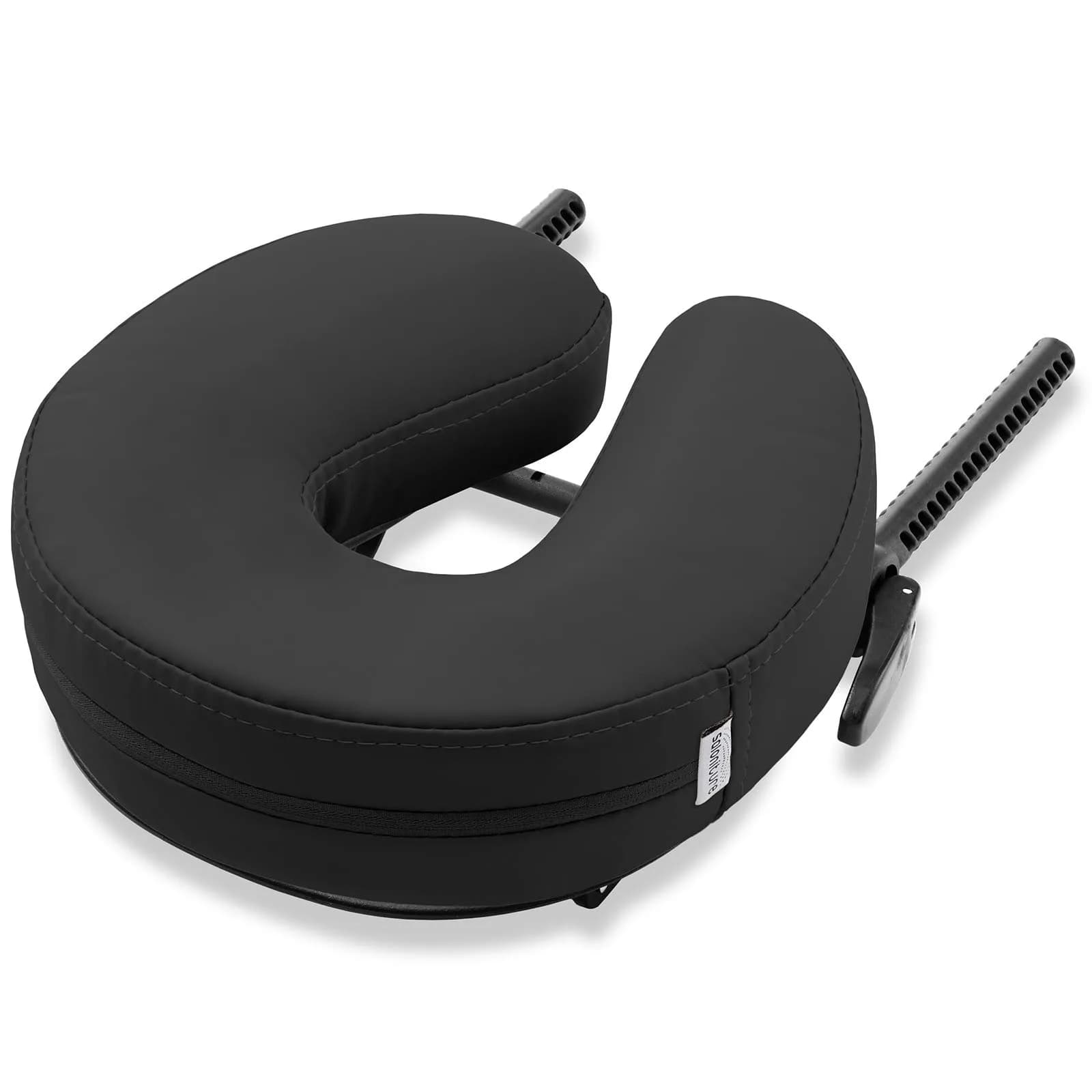 Saloniture Adjustable Massage Table Face Cradle and Pillow 3" Foam - Black | Universal Fit for Portable Tables - view 2