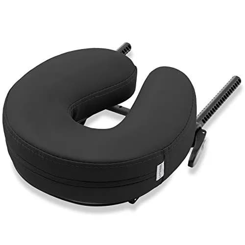 Saloniture Adjustable Massage Table Face Cradle and Pillow with 3" Foam | Fits Most Standard Portable Massage Tables thumbnail 2