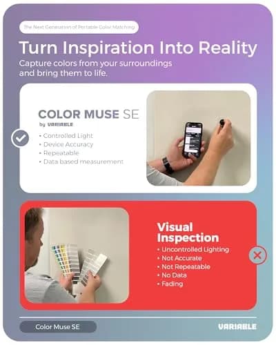 COLOR MUSE SE Colorimeter Paint Color Matching Tool with Calibration Cap | 3cm (1.18in) Device thumbnail 4