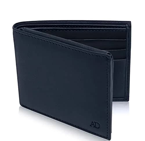 Access Denied Slim Leather Bifold Wallets For Men - Minimalist Mens Wallet RFID Blocking Card Holder With ID Window Gifts For Men thumbnail 1