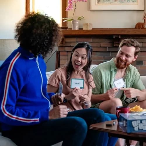 USAOPOLY Blank Slate Board Game | Family & Party Word Prediction Game, 8+ Players, 20-35 Min thumbnail 3