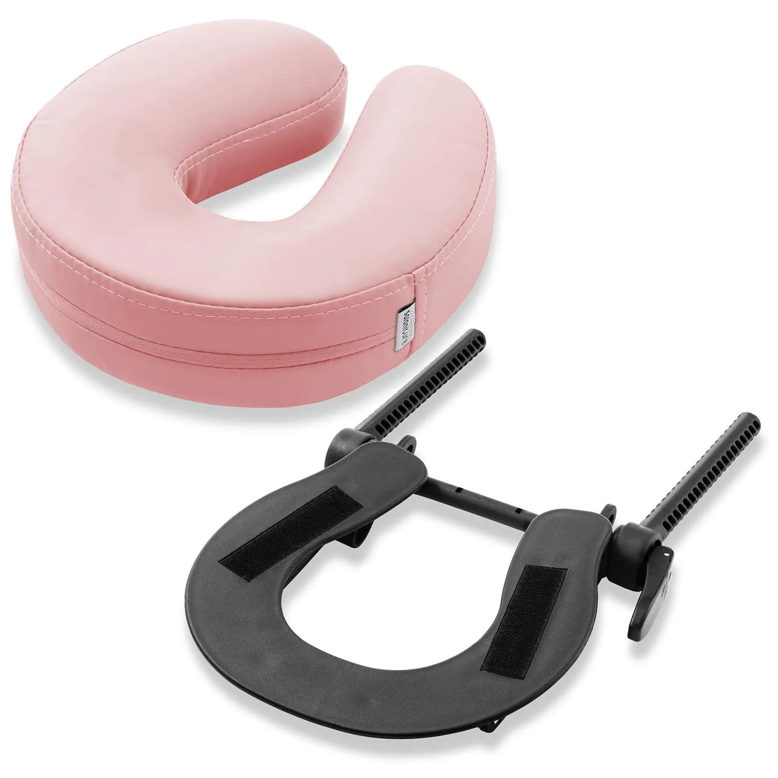Saloniture Adjustable Massage Table Face Cradle and Pillow 3" Foam - Pink | Universal Fit for Portable Tables - main product image