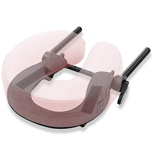 Saloniture Adjustable Massage Table Face Cradle and Pillow 3" Foam - Pink | Universal Fit for Portable Tables thumbnail 3