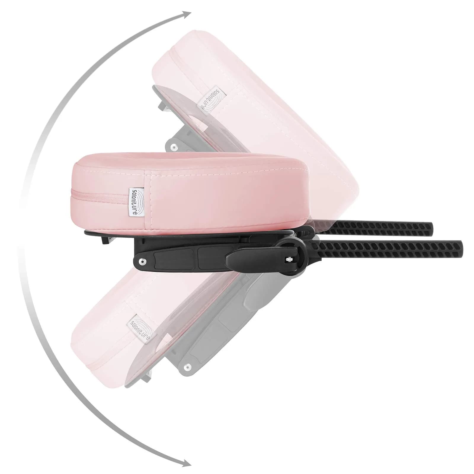 Saloniture Adjustable Massage Table Face Cradle and Pillow 3" Foam - Pink | Universal Fit for Portable Tables - view 4