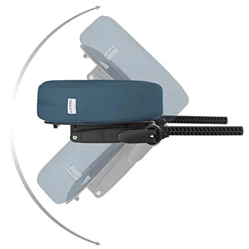 Saloniture Adjustable Massage Table Face Cradle and Pillow 3" Foam - Blue | Universal Fit for Standard Portable Tables thumbnail 4