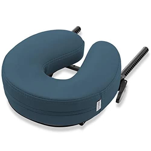 Saloniture Adjustable Massage Table Face Cradle and Pillow 3" Foam - Blue | Universal Fit for Standard Portable Tables thumbnail 2